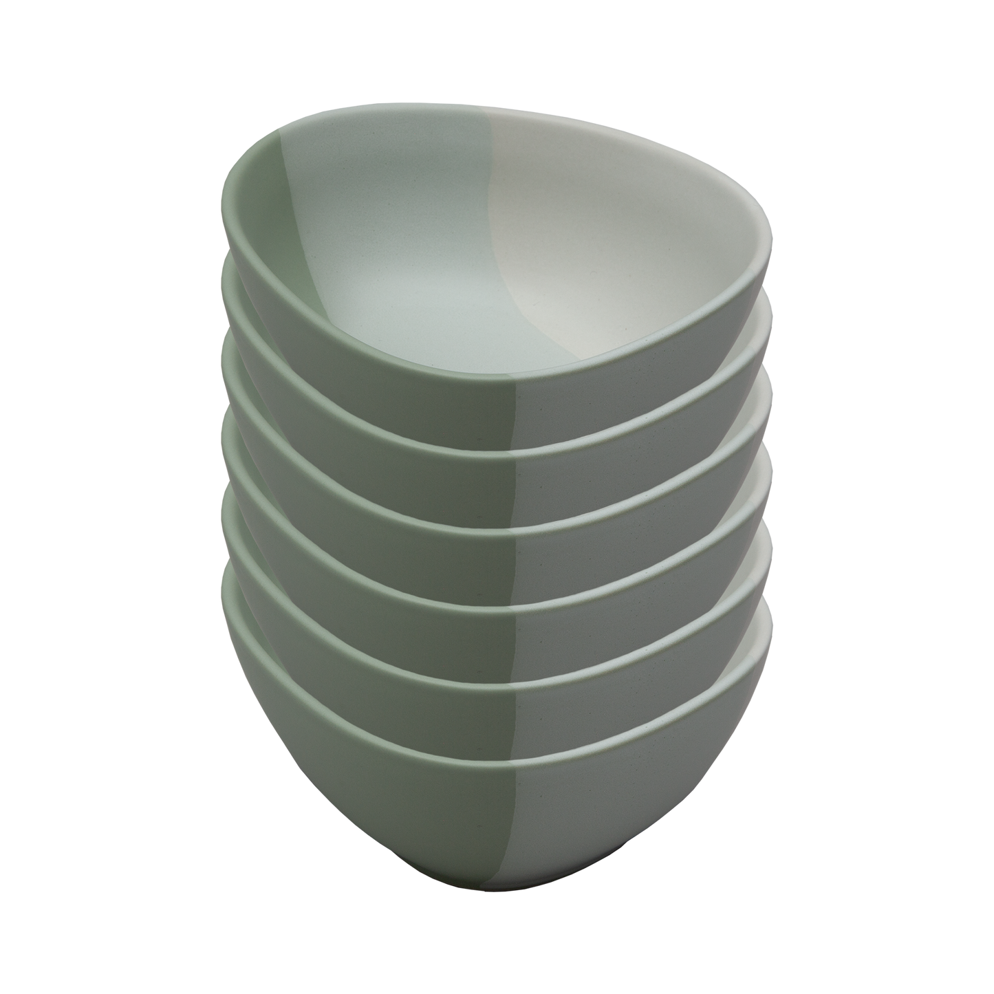 6PC TEXTURED STONE CEREAL BOWLS